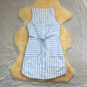 Magnolia South Blue + White Striped Dress